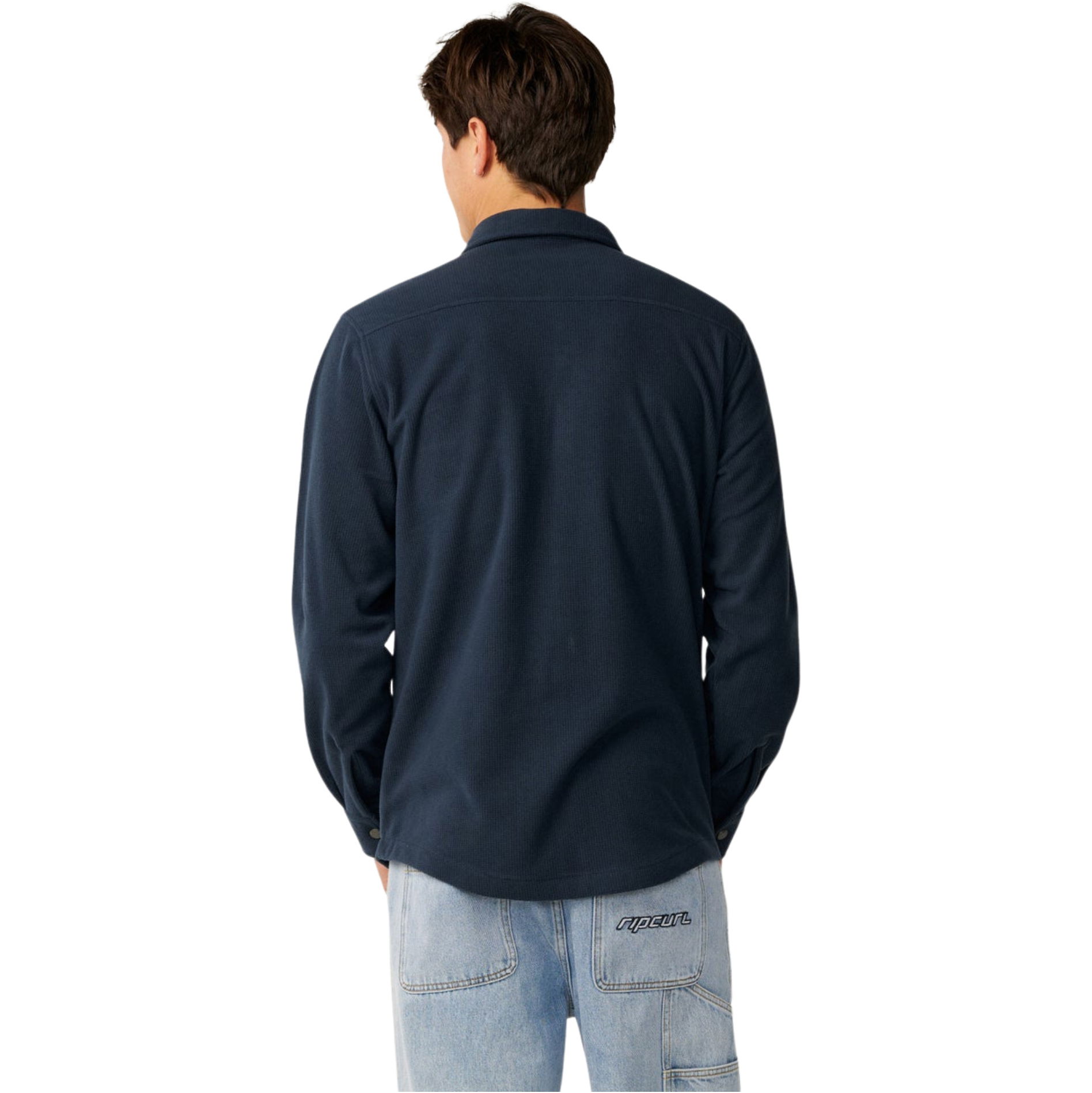 2026 Rip Curl Sessions Polar Fleece Shirt 08SMSH - Dark Navy